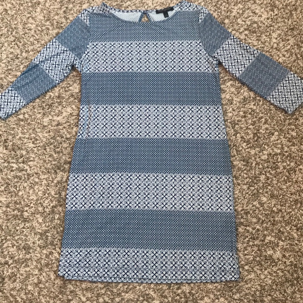 BANANA REPUBLIC BLUE SHEATH DRESS